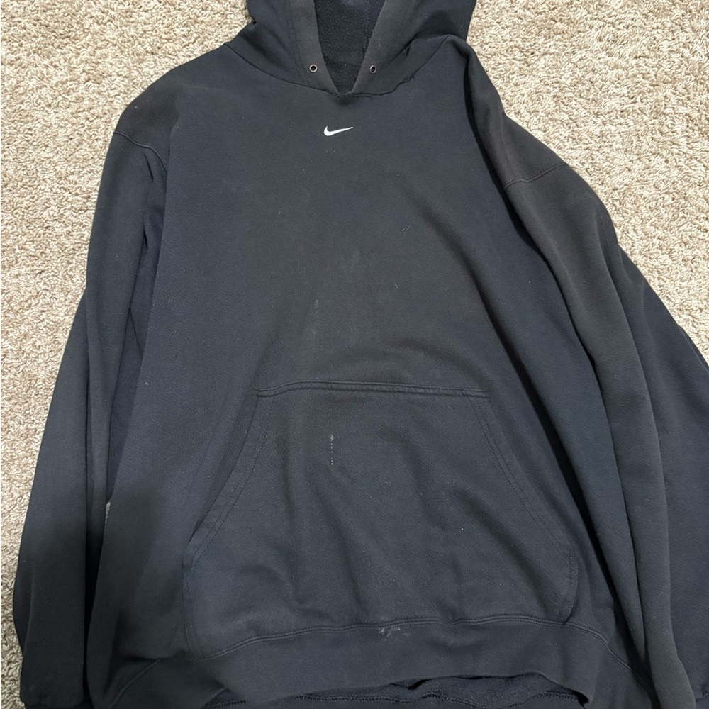 Vintage 2000s Nike Black Men's Hoodie